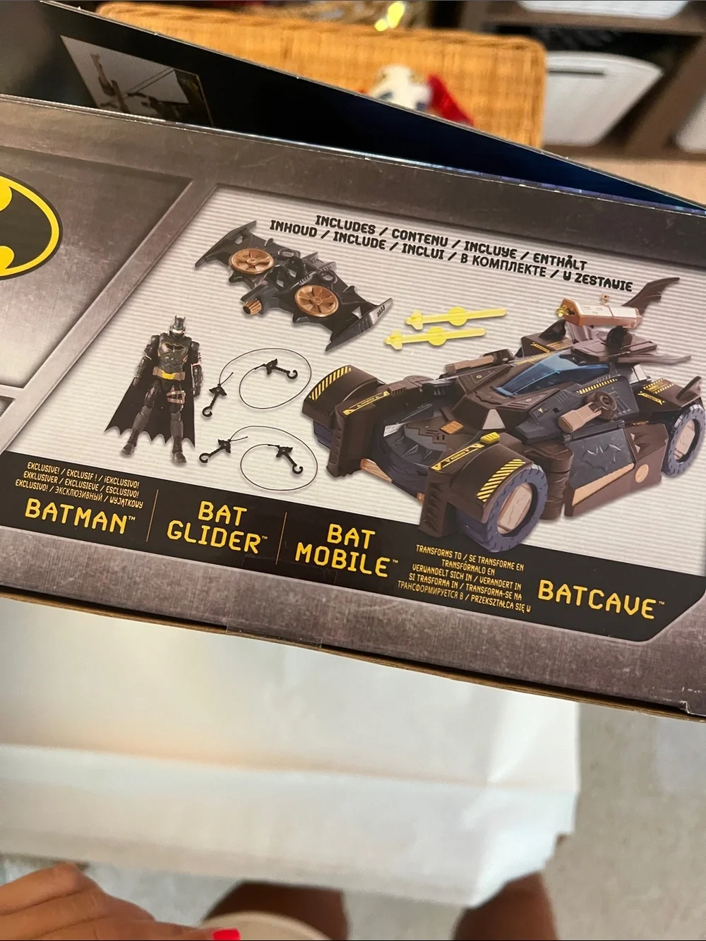 NWT! DC Ultimate Transforming Batmobile – Black and Yellow